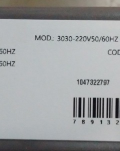 Switch cabinet 3ph 220V 60hz  24VCa (2,8-4 A) doser 1L NR10